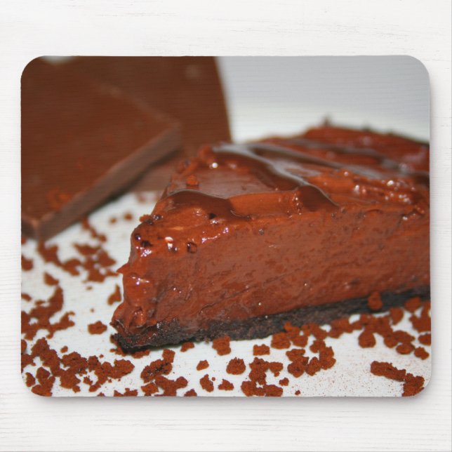 Bolo de chocolate Mousepad (Frente)