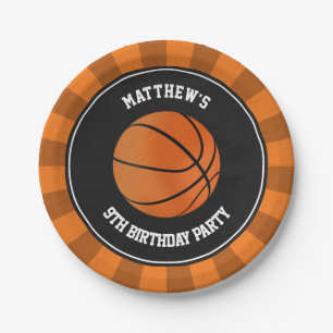Bolo de Festa de Basquete Pratos de Almoço Persona