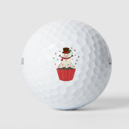 Bolo de Natal com Boneco de Neve