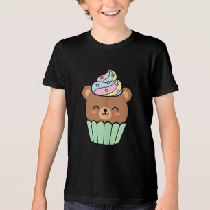 Bolo de xícara do Urso Kawaii Adorável com Frostin