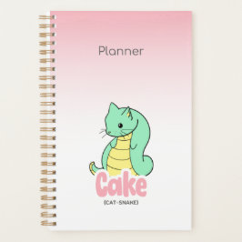Bolo (Gato + Cobra) Agenda Rosa