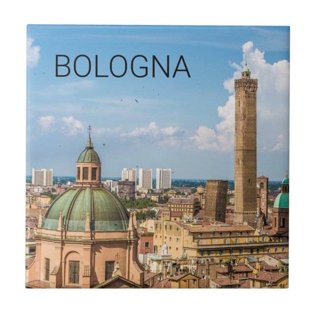 Bolonha Emilia-Romagna Itália Panorama Souvenir (Frente)