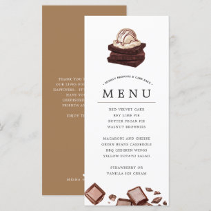 Bolos Assados Menu Temático