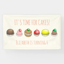 Bolos coloridos e deliciosos