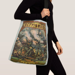 Bolsa Ajustável 1917 A Batalha de Gettysburg partitura impressão