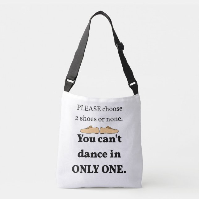 Bolsa Ajustável 2 Sapatos ou Nenhum Branco (Frente)