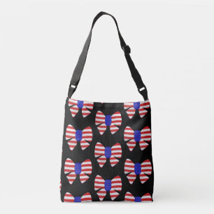 Bolsa Ajustável 4 de julho Roupa América EUA Bandeira Patriótica
