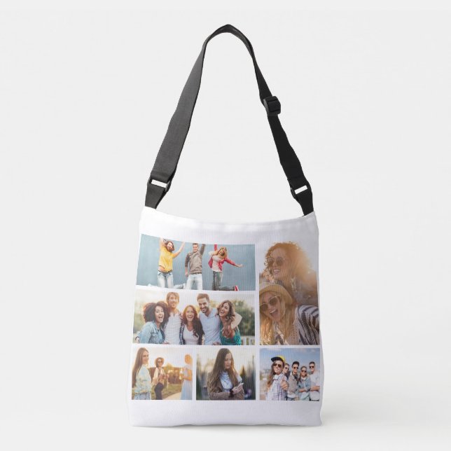 Bolsa Ajustável 6 Modelo de Colagem de Fotografias Personalizar (Frente)