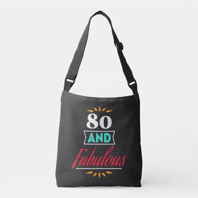 Bolsa Ajustável 80 anos e fabuloso ditado (Frente)