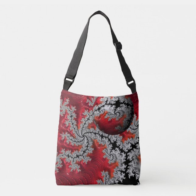 Bolsa Ajustável A Beleza de Mandelbrots Cross Body Bag (Frente)