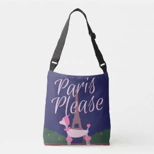 Bolsa Ajustável A caniche diz Paris por favor