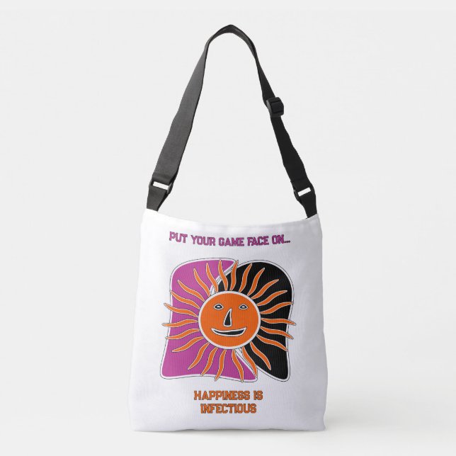 Bolsa Ajustável A face do sol sorridente (Frente)