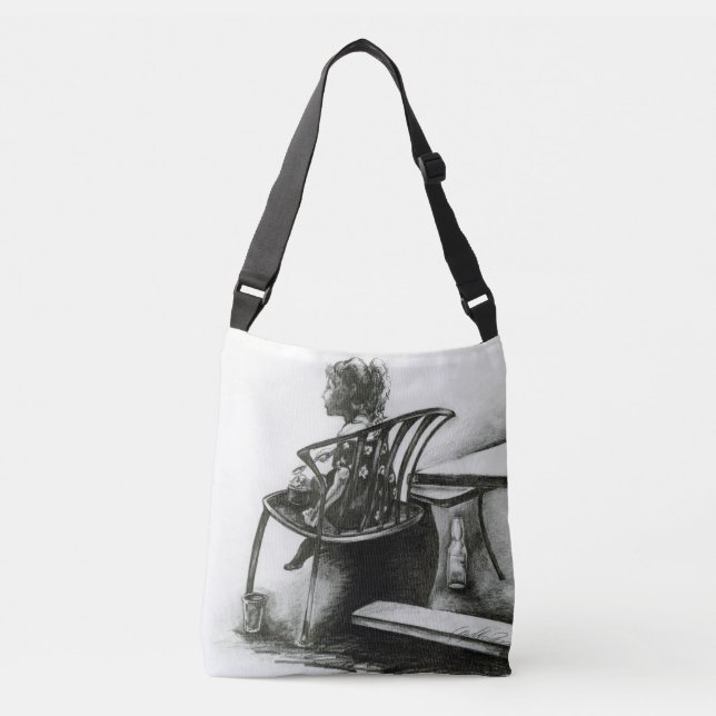 Bolsa Ajustável A imaginação alimenta minha realidade (Frente)