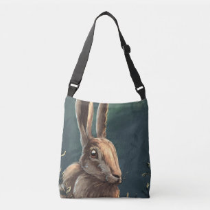 Bolsa Ajustável A lebre selvagem na floresta