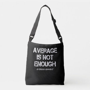 Bolsa Ajustável A Média Inspiracional Motivacional Não É Suficient