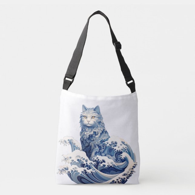 Bolsa Ajustável A Onda De Gato De Kanagawa (Frente)
