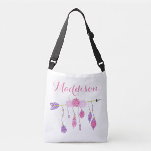 Bolsa Ajustável A pena adolescente da seta de Boho das meninas das