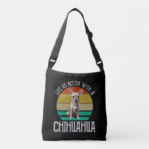 Bolsa Ajustável A Vida É Melhor Com Um Chihuahua