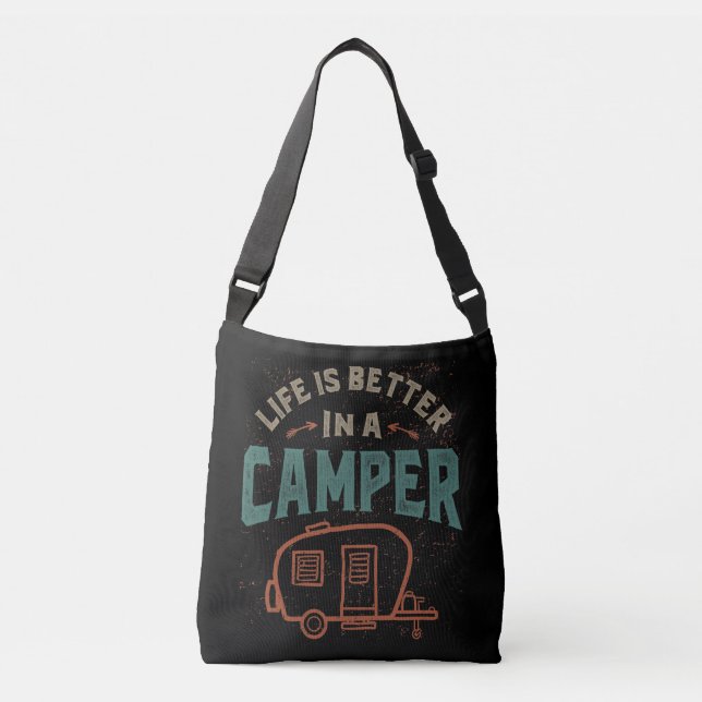 Bolsa Ajustável A vida é melhor em um Camper (Frente)
