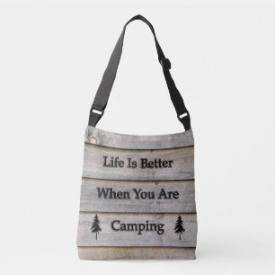 Bolsa Ajustável A vida é melhor quando você está acampando