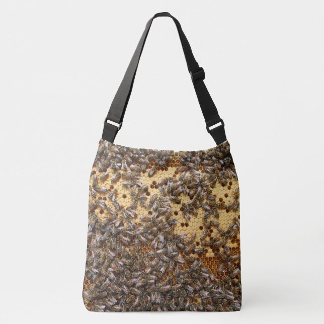 Bolsa Ajustável Abelha do mel meu saco (Frente)