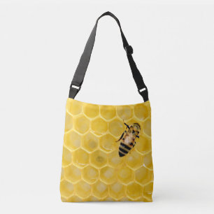 Bolsa Ajustável abelha e favo de mel