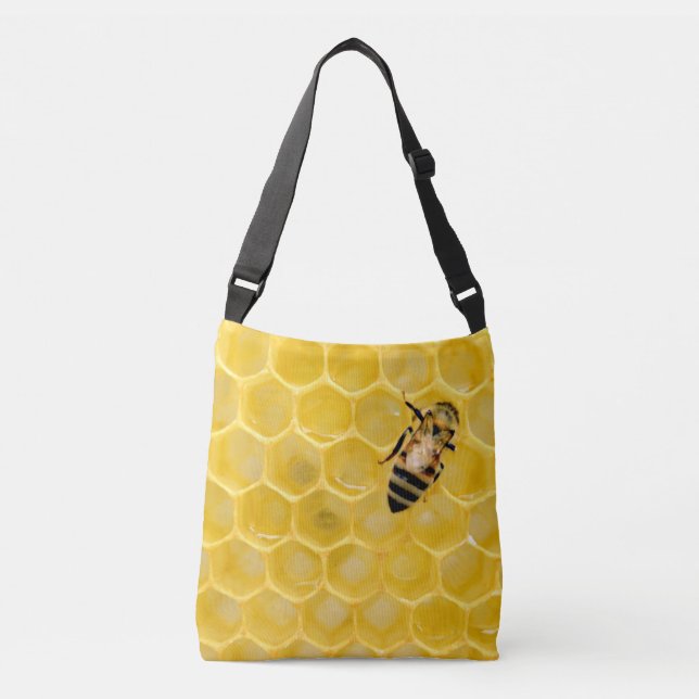 Bolsa Ajustável abelha e favo de mel (Frente)