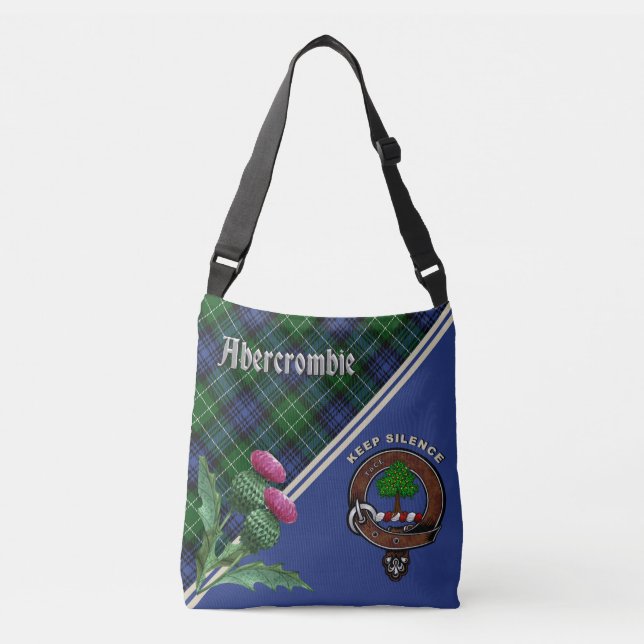 Bolsa Ajustável Abercrombie Clan Crachá & Tartan (Frente)