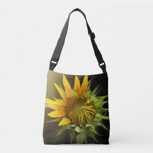Bolsa Ajustável Abertura de girassol no sangue do Cheio