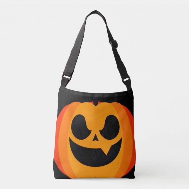 Bolsa Ajustável abóbora assustadora do Halloween (Frente)