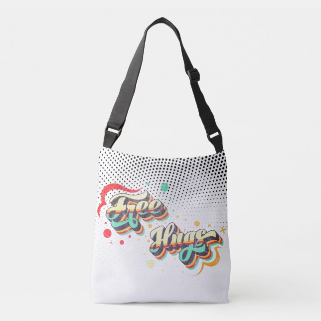 Bolsa Ajustável Abraços Gratuitos - Deluxe Colorous Dots Mix Editi (Frente)