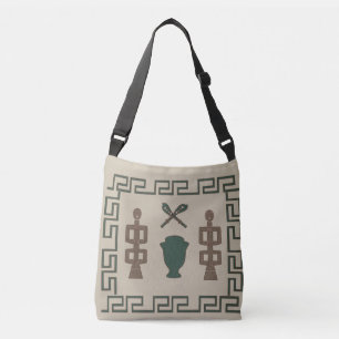 Bolsa Ajustável abstrato africano retrato design de arte