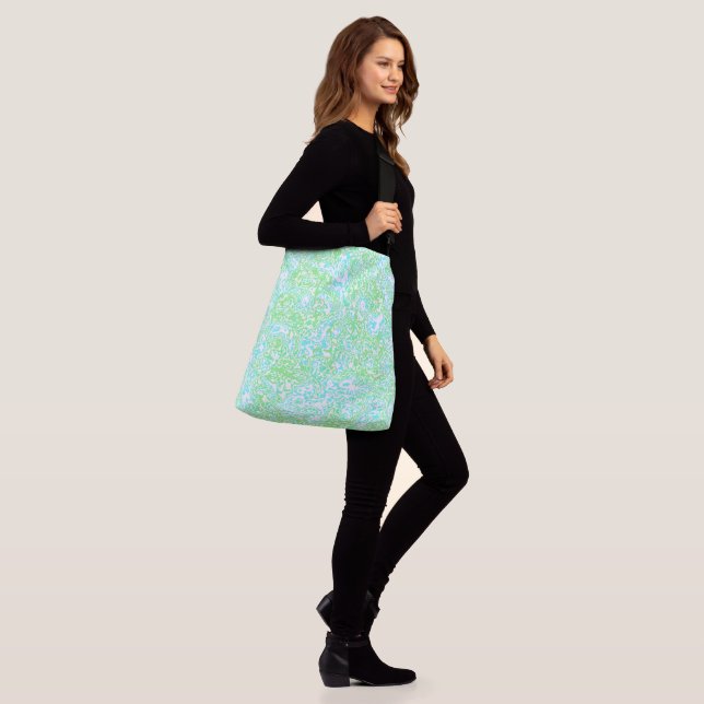 Bolsa Ajustável Abstrato Boho Marble brilhante Colorido Trippy (No(a) Modelo)