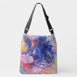 Bolsa Ajustável Abstrato Cósmico Cat Dreamscape