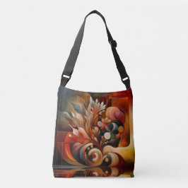 Bolsa Ajustável Abstrato, Cubismo, Arte Moderna, Saco Cruzado