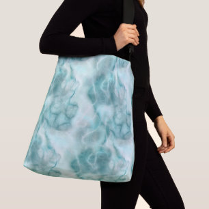 Bolsa Ajustável Abstrato de Turquesa