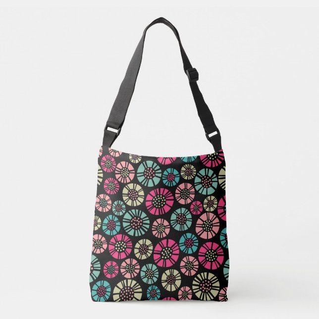 Bolsa Ajustável Abstrato Flores 031023 - Cores 01 (Frente)