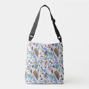 Bolsa Ajustável Abstrato: fundo branco desenhado à mão.