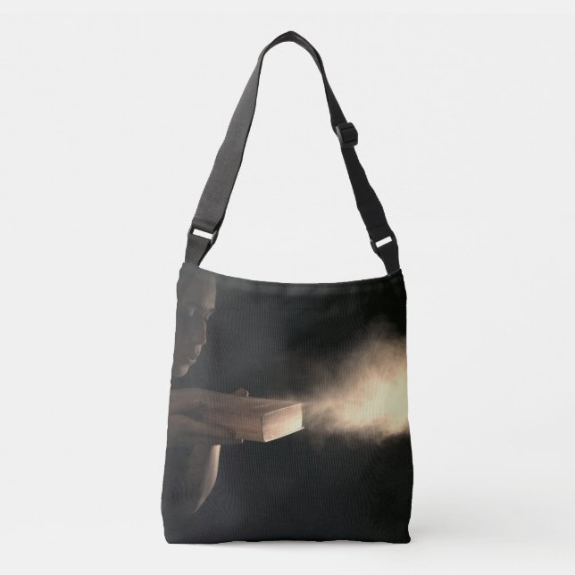 Bolsa Ajustável Abstrato - Livro Desligado (Frente)