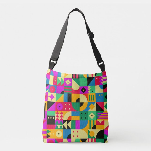 Bolsa Ajustável Abstrato Modern Garden (Frente)