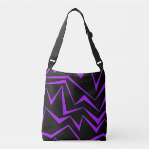 Bolsa Ajustável Abstrato, negrito, padrão geométrico de ziguezague