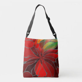 Bolsa Ajustável Abstrato Poinsettia
