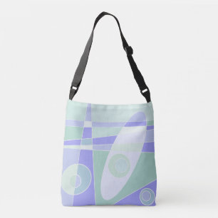 Bolsa Ajustável Abstrato Surfing Pastel Purple Green
