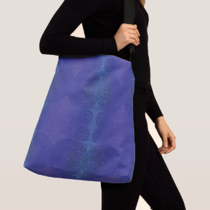 Bolsa Ajustável Aceitação Medalhões Blue Indigo Violet Boho