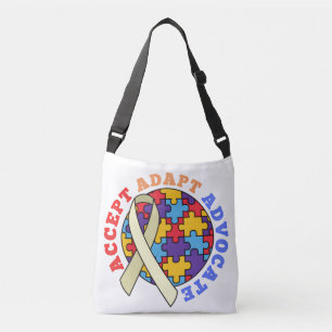 Bolsa Ajustável Aceitar Adaptar o Advocate-Autismo Sensibilizaçã