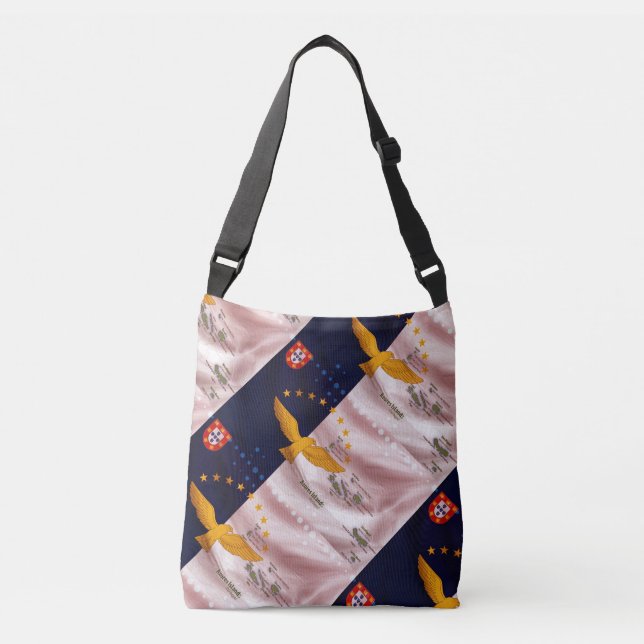 Bolsa Ajustável Açores Portugal Crossbody Bag (Frente)