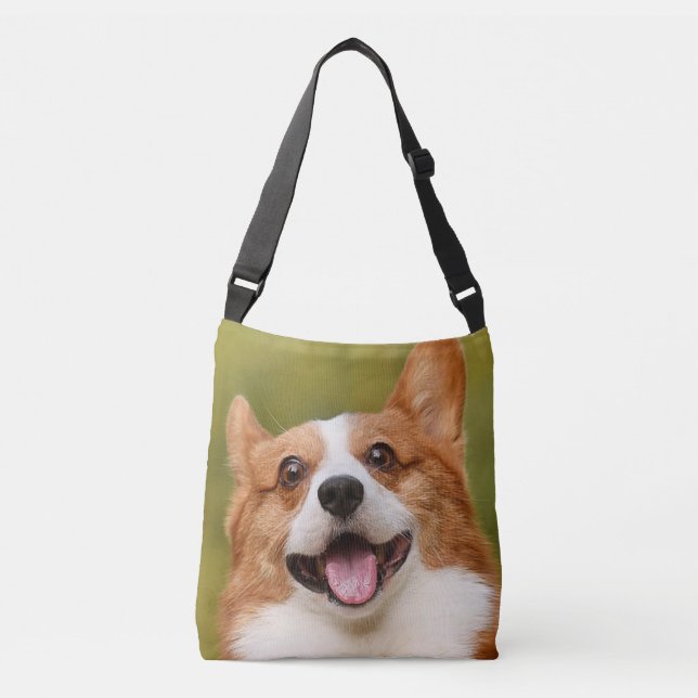 Bolsa Ajustável Adicionar Foto de Cão Personalizada Personalizada (Frente)