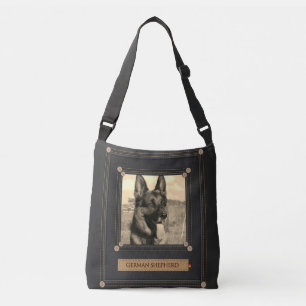 Bolsa Ajustável Adicione sua foto - cão de german shepherd - GSD