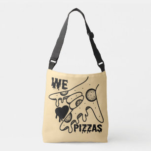 Bolsa Ajustável Adoramos pizza - Pizza Love - ASL ILY Obsession De