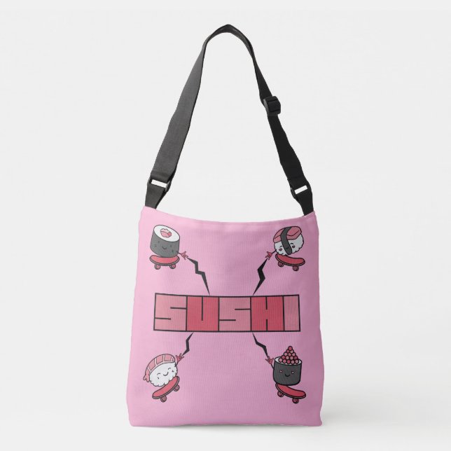 Bolsa Ajustável Adoramos Sushi - Sushi Love - ASL ILY Obsession (Frente)